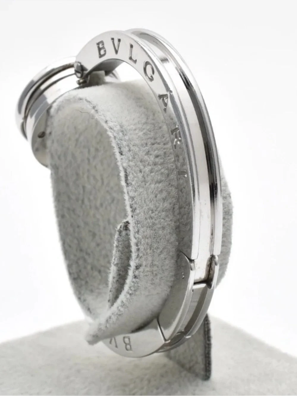 BVLGARI B-Zero1 BZ22S Silver Black Dial Woman's Quartz . Italy